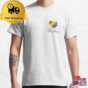 Abstract Rainbow Pride Heart Classic T-Shirt